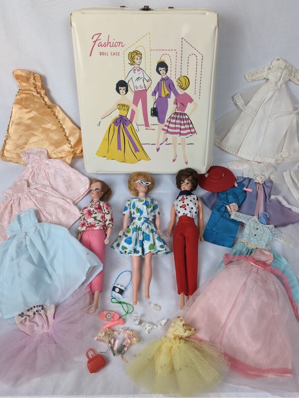 Vintage Barbie Clone Lot 30+ Pieces Wardrobe, Dolls, Shoes, Dresses, & Much More